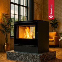 Печь Kratki PRO KARI 80 tunel (Черная футеровка)